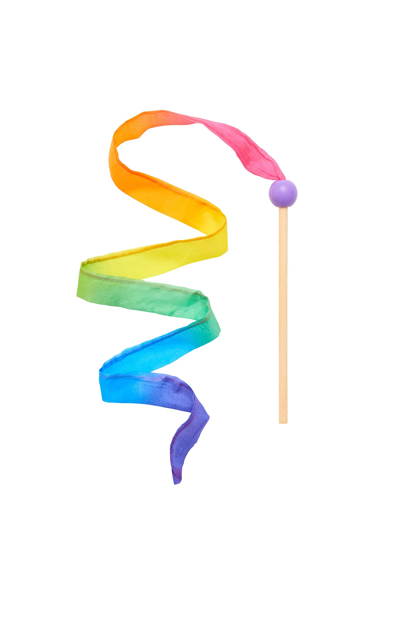 Sarah's Silks Mini Rainbow Streamer - Long Ribbon Wand for Kids, Pretend Play, Dance, Baton Stick... | Amazon (US)
