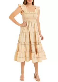 Women's Sleeveless Smocked Midi Dress | Belk