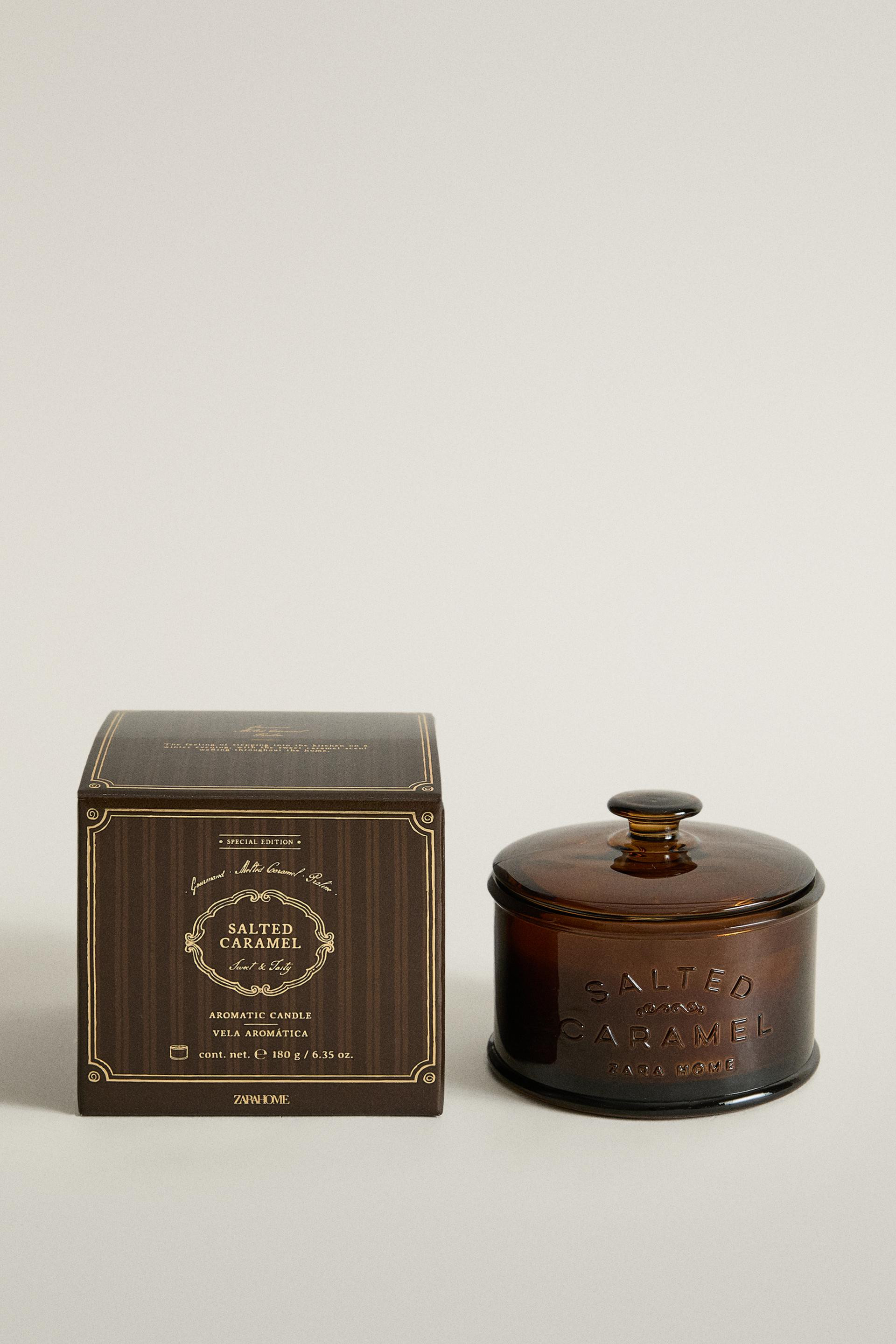 (180 G) SALTED CARAMEL SCENTED CANDLE - Cream - ONE SIZE ONLY | Zara US