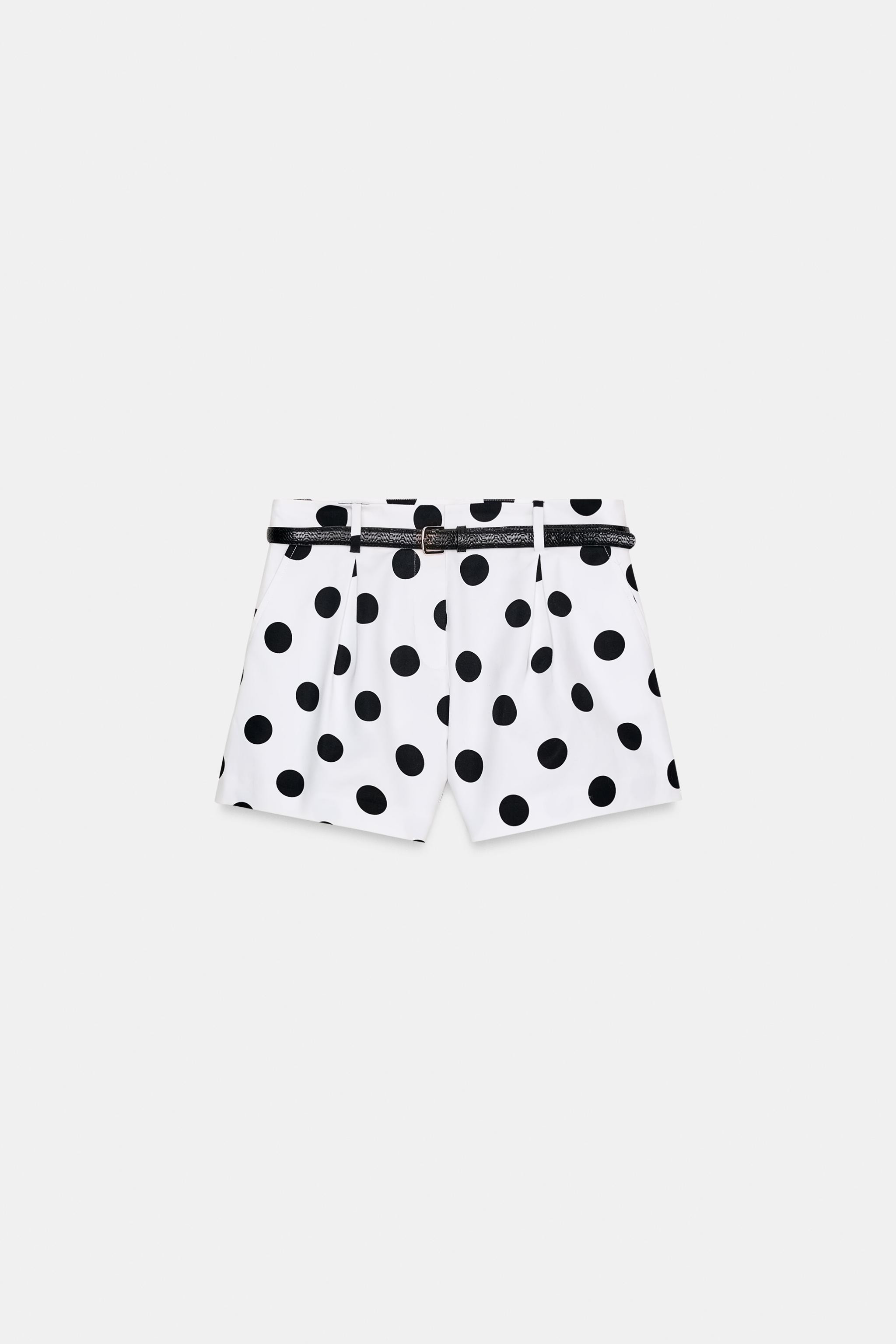 BELTED PLEATED SHORTS | Zara US