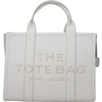 Marc Jacobs Handbags The Tote Bag Women White Leather/Cotton | Balardi (US & Canada)