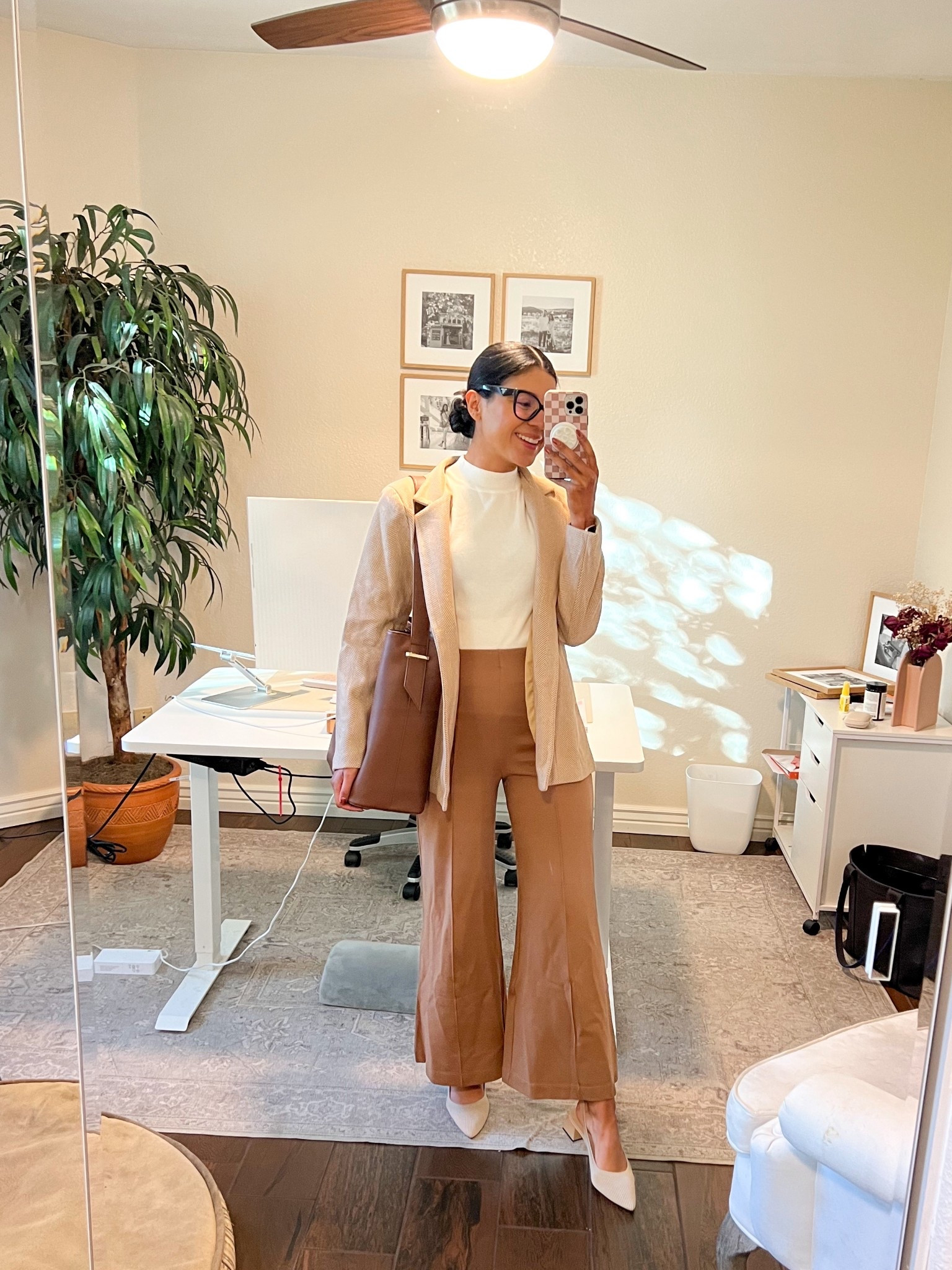 Cute fall work outfit 🤎

#LTKItBag #LTKWorkwear #LTKFindsUnder100