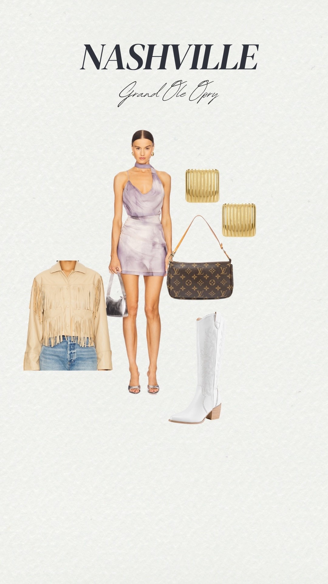 What I wore to the Grand Ole Opry in Nashville. Perfect outfit to pack for Stagecoach🤠🪩

#LTKTravel #LTKgrwm #LTKootd