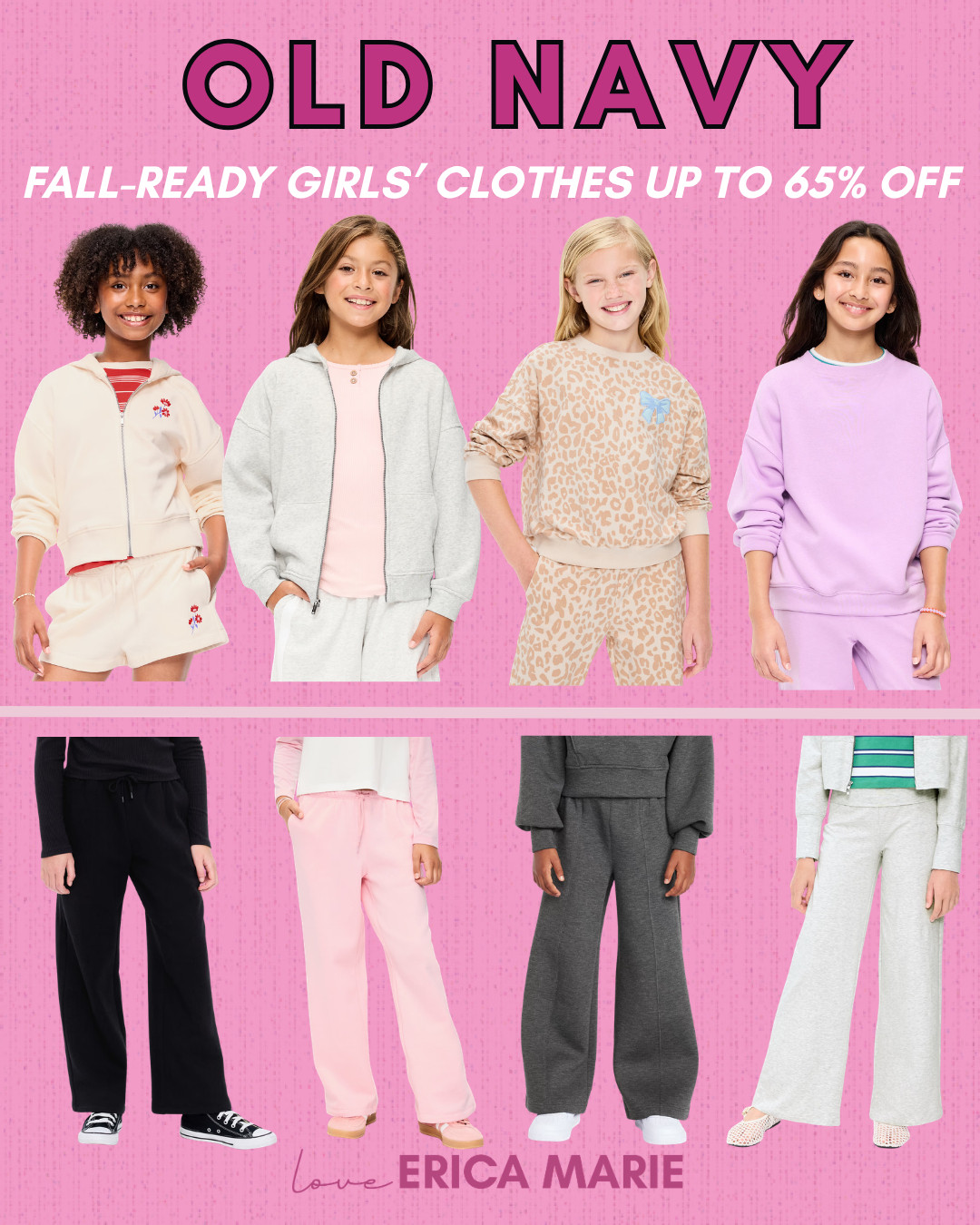  Stock up and save big on girls' clothes! Grab these fall-ready clothes for up to 65% off right now! Perfect for school, playing outside, or cozy days ahead. 

 #LTKSaleAlert #LTKKids