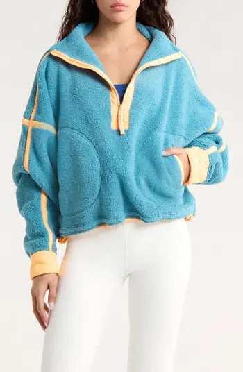 Free People FP Movement Mountain High Fleece Half Zip Pullover | Nordstrom | Nordstrom
