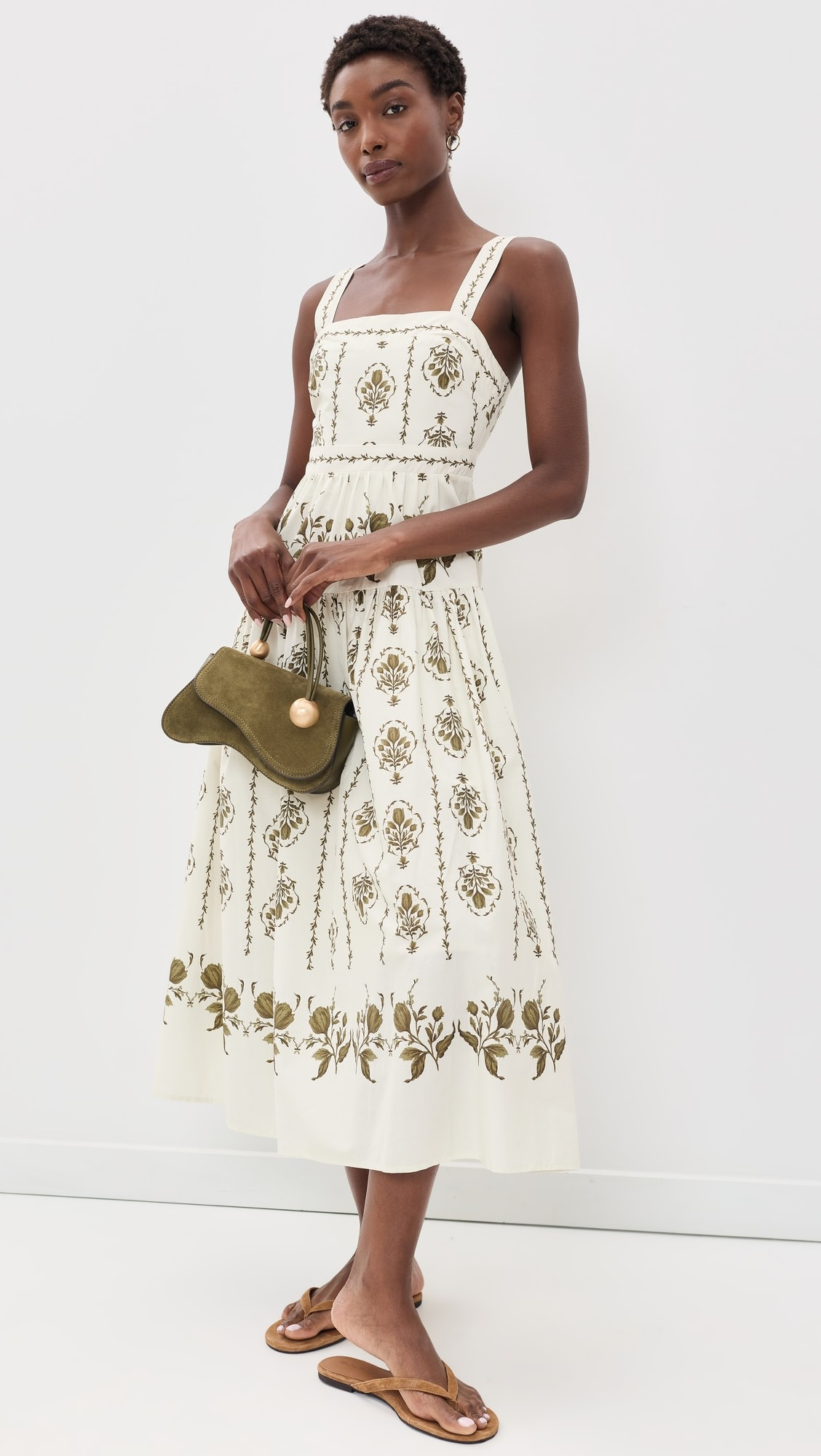 Moon River Drop-Waist Midi Dress | Shopbop | Shopbop