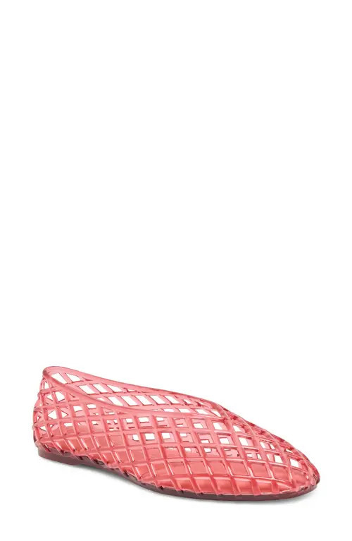 Dolce Vita Jam Jelly Flat in Coral Vinyl at Nordstrom, Size 9 | Nordstrom