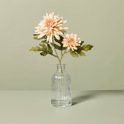 11" Faux Mini Orange Daisy Flower Arrangement - Hearth & Hand™ with Magnolia | Target