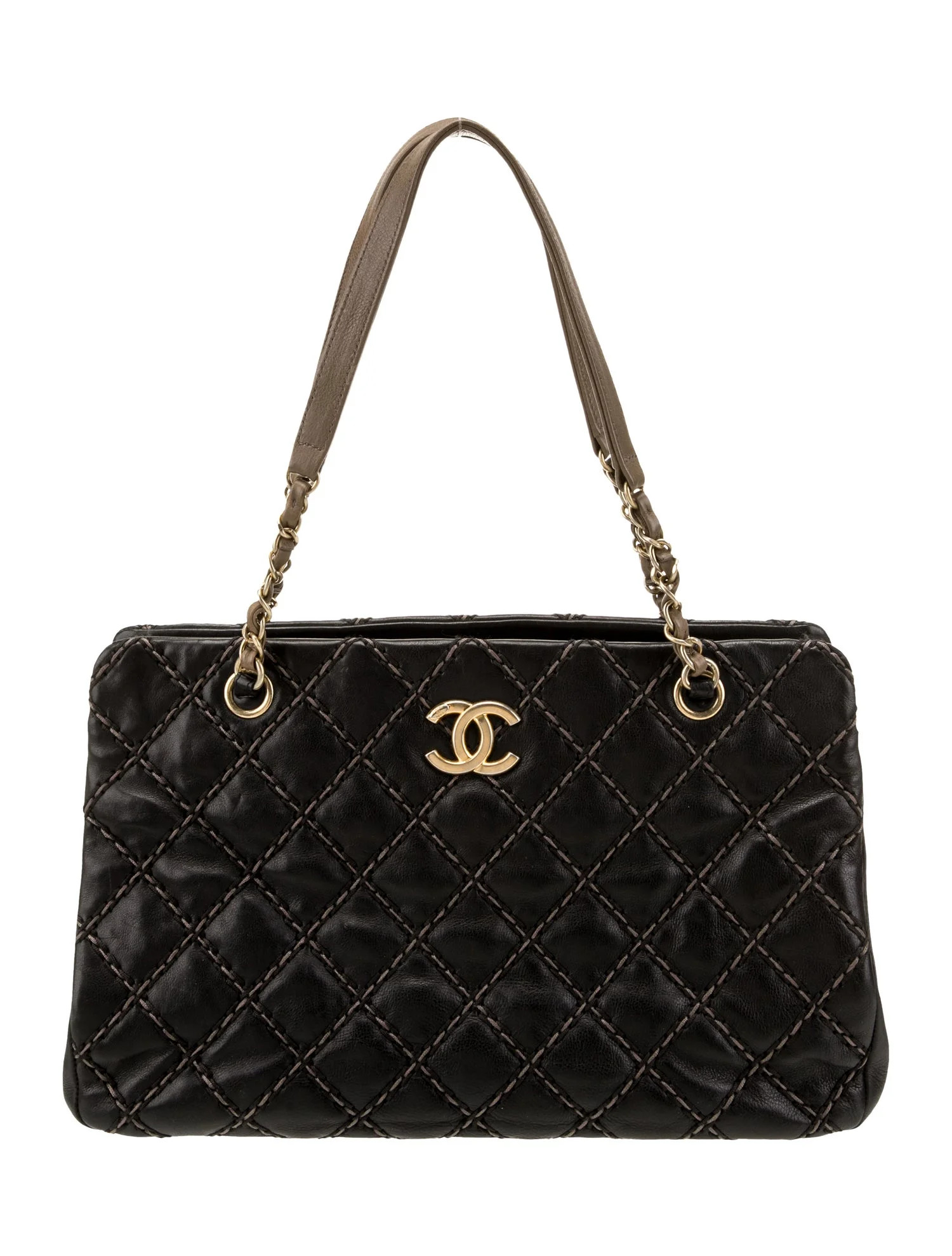 Paris-Dallas Chic Stitch Tote | The RealReal