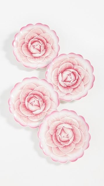 Rose Tidbit Plates (Set of 4) | Shopbop