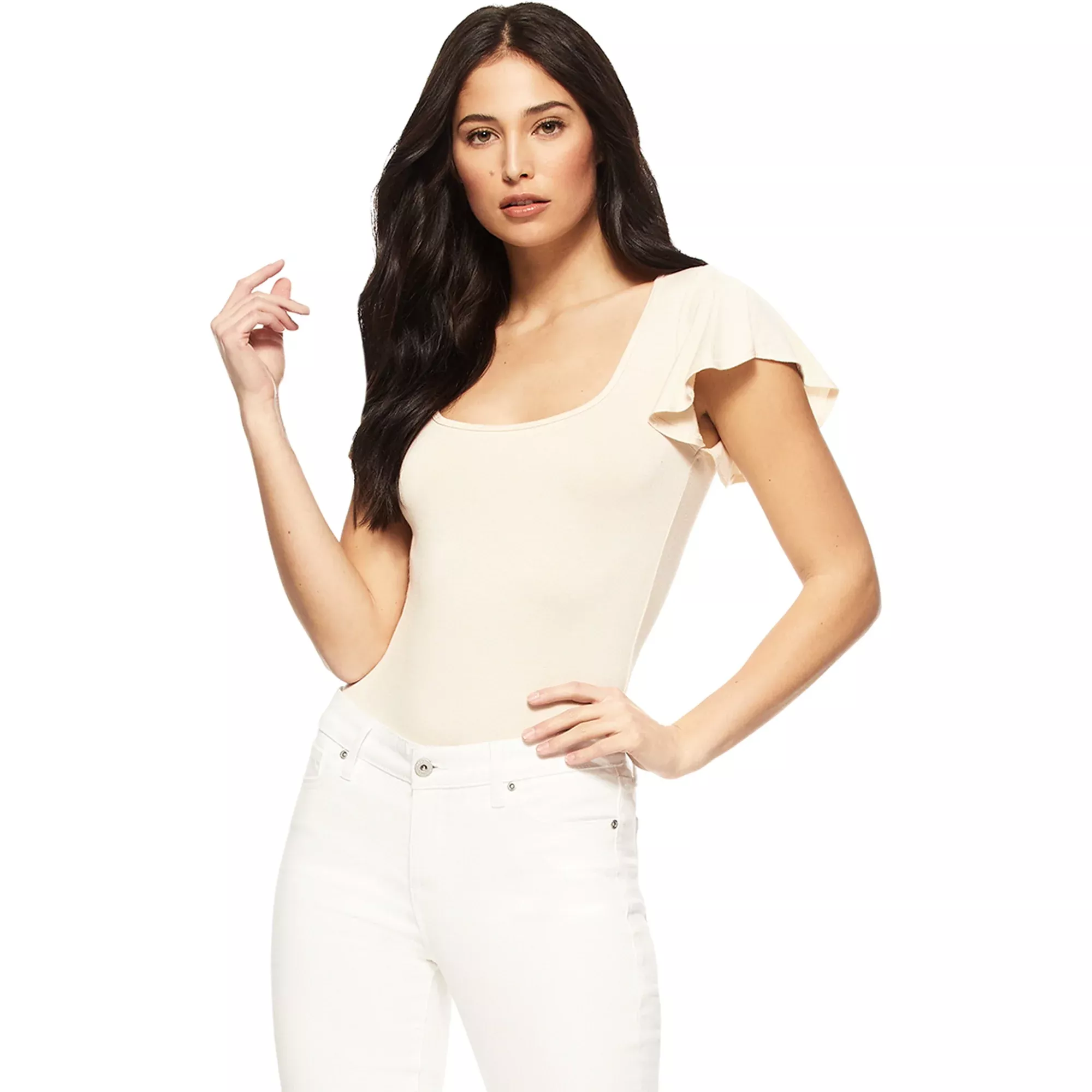 Sofia Jeans by Sofia Vergara Seamless Scoop Neck Tank Bodysuit