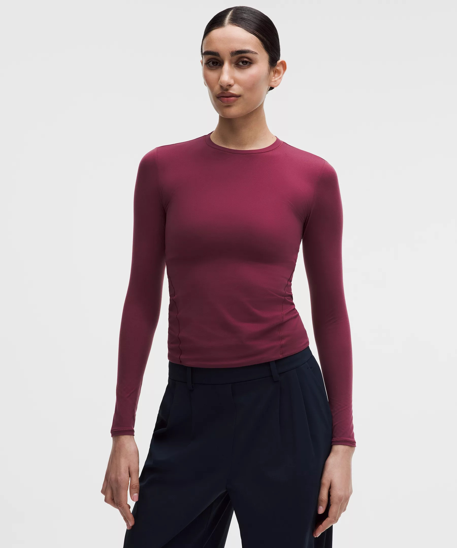 Wundermost Ultra-Soft Nulu Crewneck Long-Sleeve Shirt | Lululemon (US)