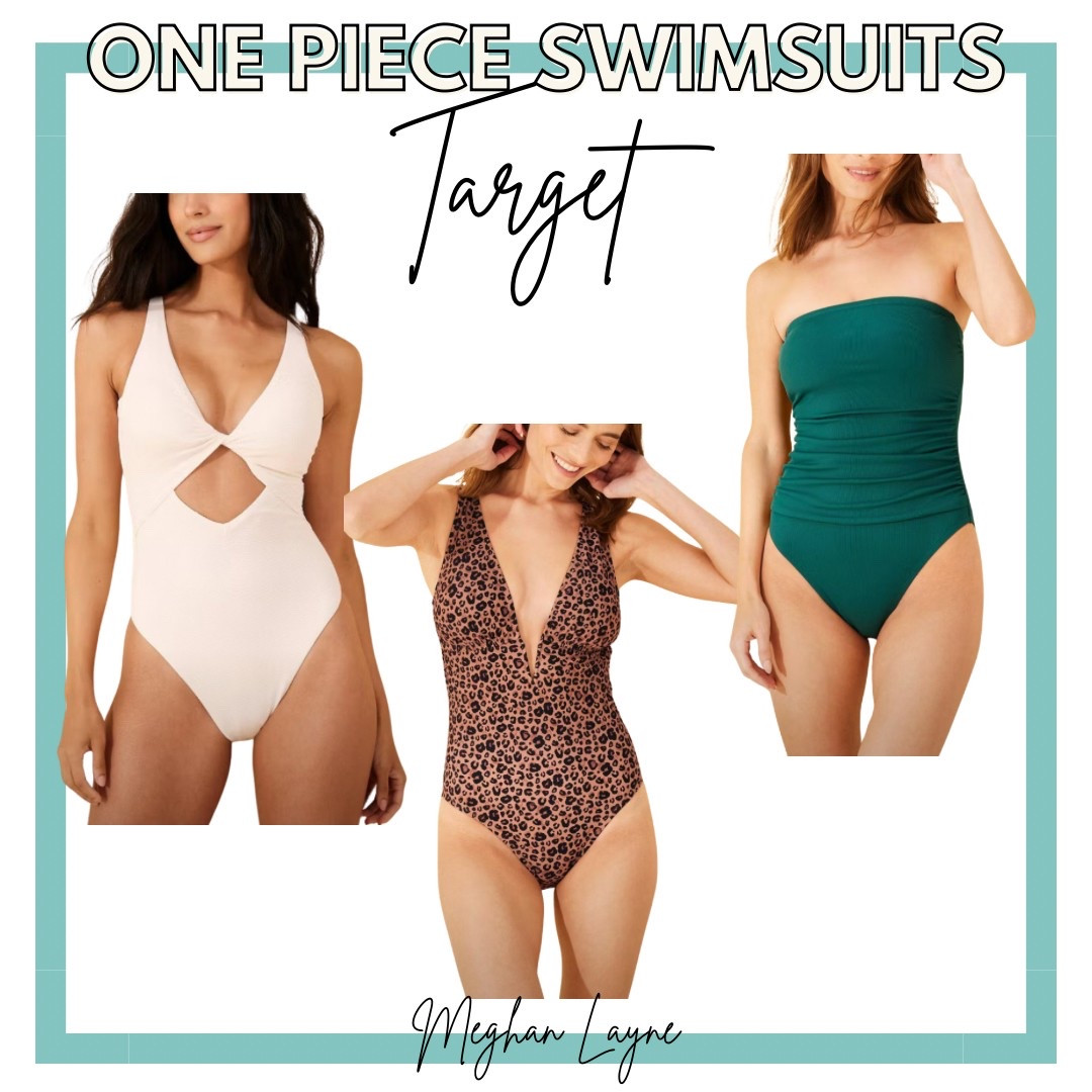 One piece swimsuits I’m loving at Target. I got a medium in each of these 

#LTKSwim