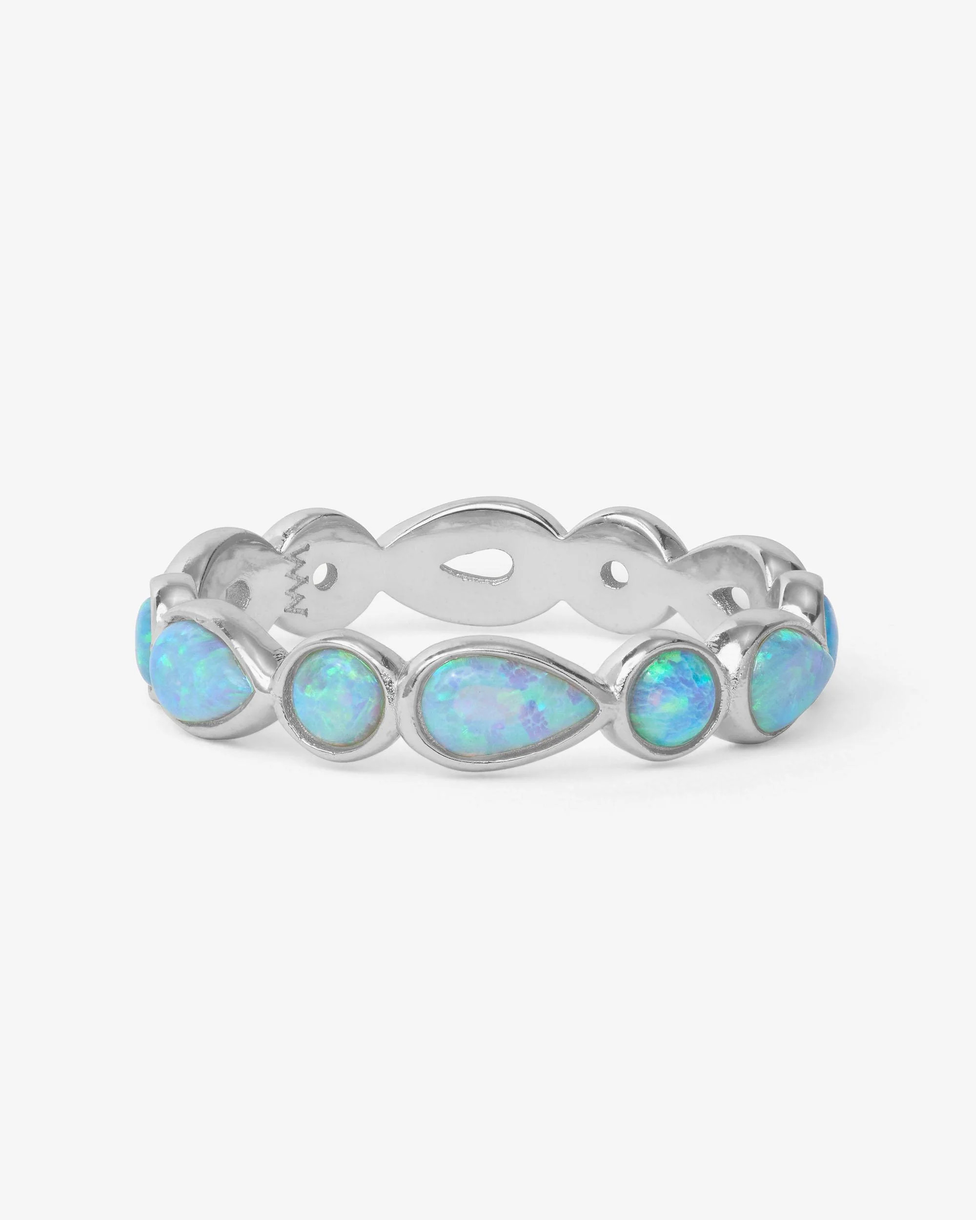 Isla Ring - Silver|Blue Opal | Melinda Maria Jewelry