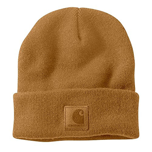 Carhartt Men's Tonal Patch Beanie, Carhartt Brown, One Size | Amazon (US)