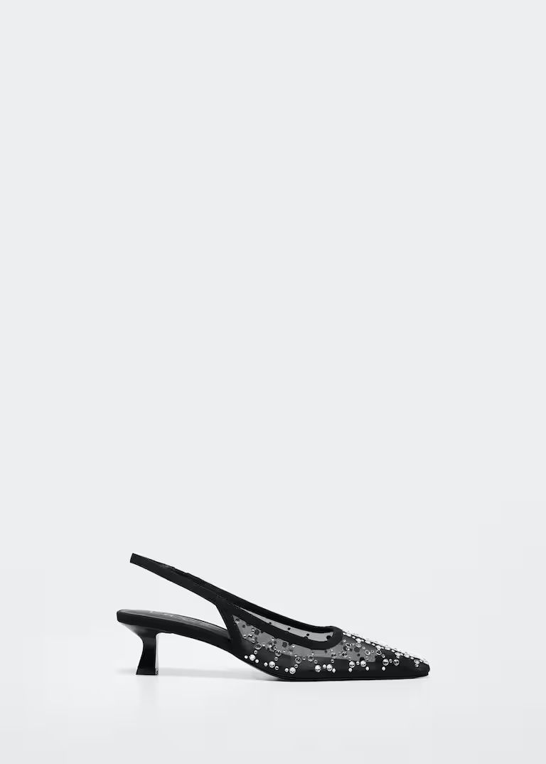 Glitter high-heeled shoes | MANGO (UK)
