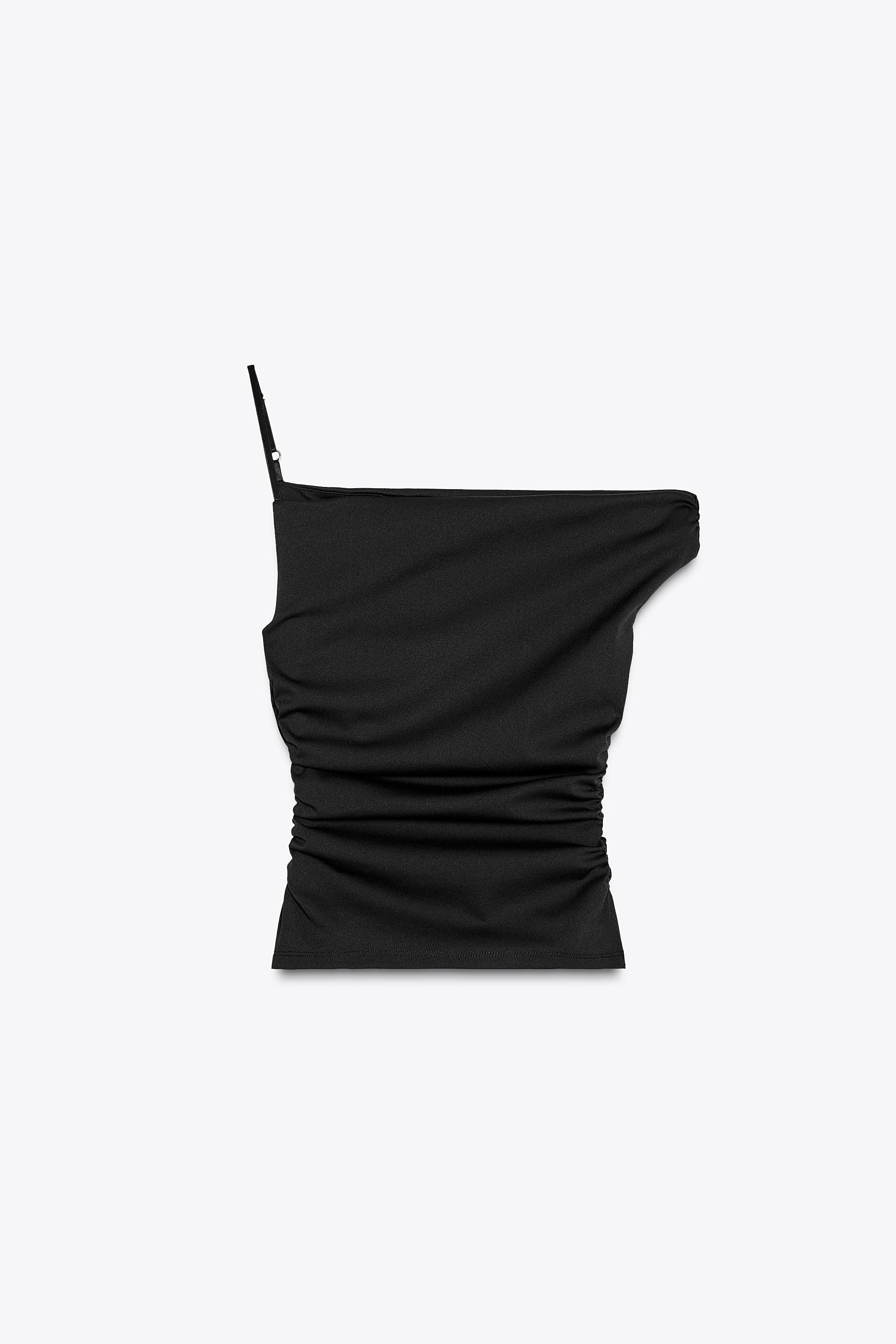 RUCHED ASYMMETRIC TOP | Zara US