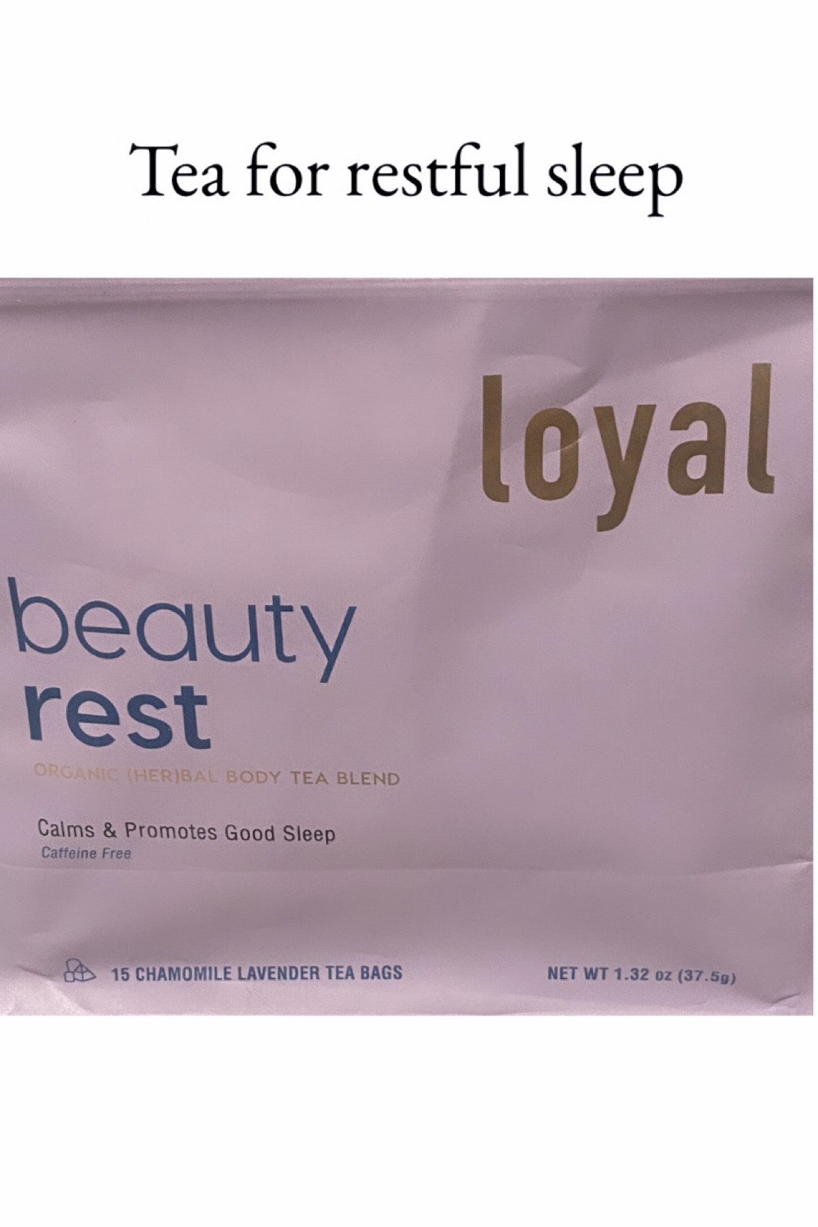 This tea helps you fall asleep, stay asleep and wake up feeling refreshed! 

#LTKunder50 #LTKFind #LTKfit