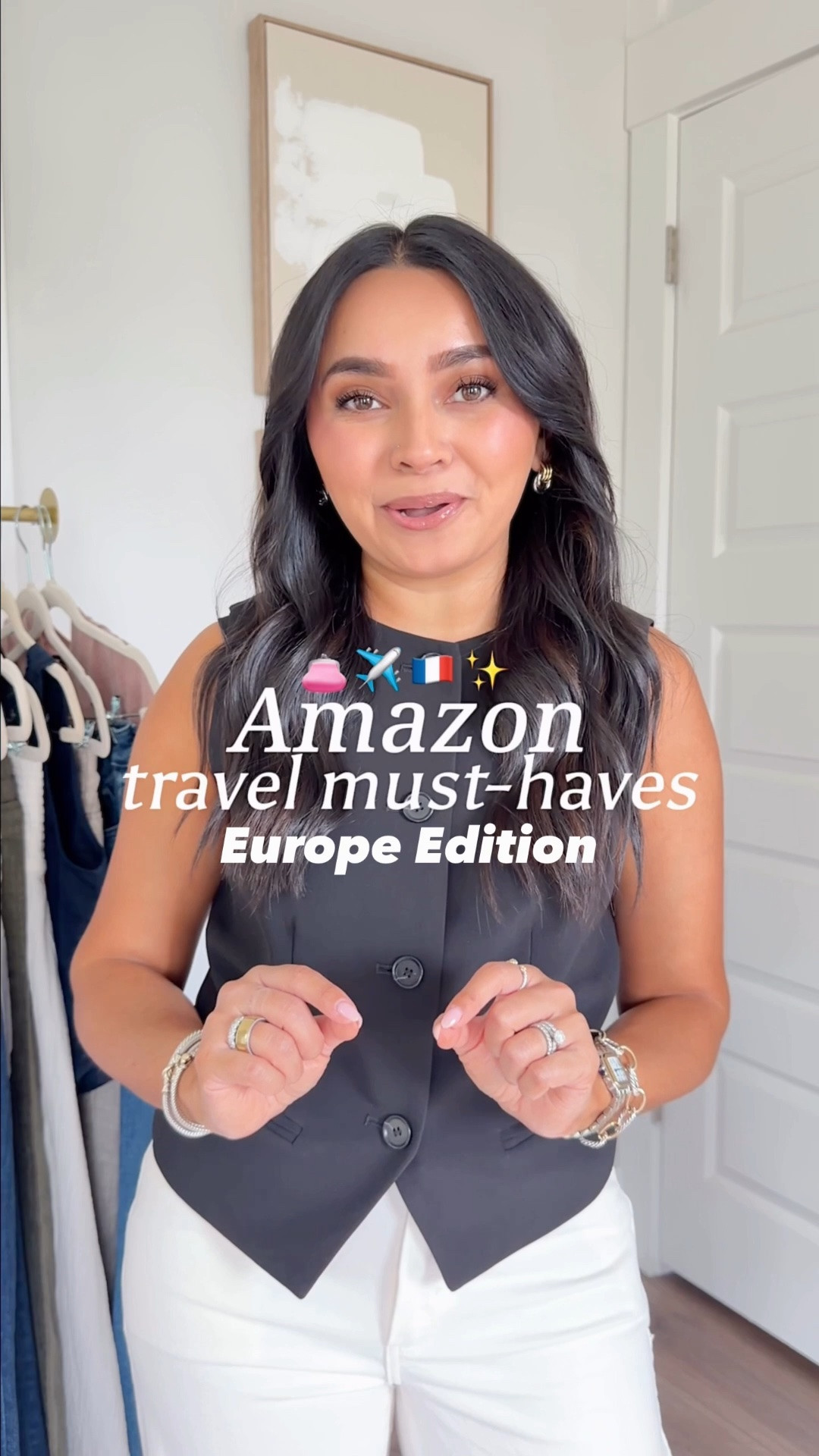 I just got back from two weeks in Europe, and these are the Amazon finds that were 100% worth packing. The pieces I reached for over and over, the travel essentials that made life easier, and the items I’ll be bringing on every trip from here on out.

Prime Day is live now through Friday, so be sure to snag your favorites before the deals are gone ✨ June 23–26

Vest size 0 petite TTS 
Jeans size 26 petite TTS 
Sneakers size 6.5 TTS

#LTKSaleAlert #LTKTravel #LTKootd