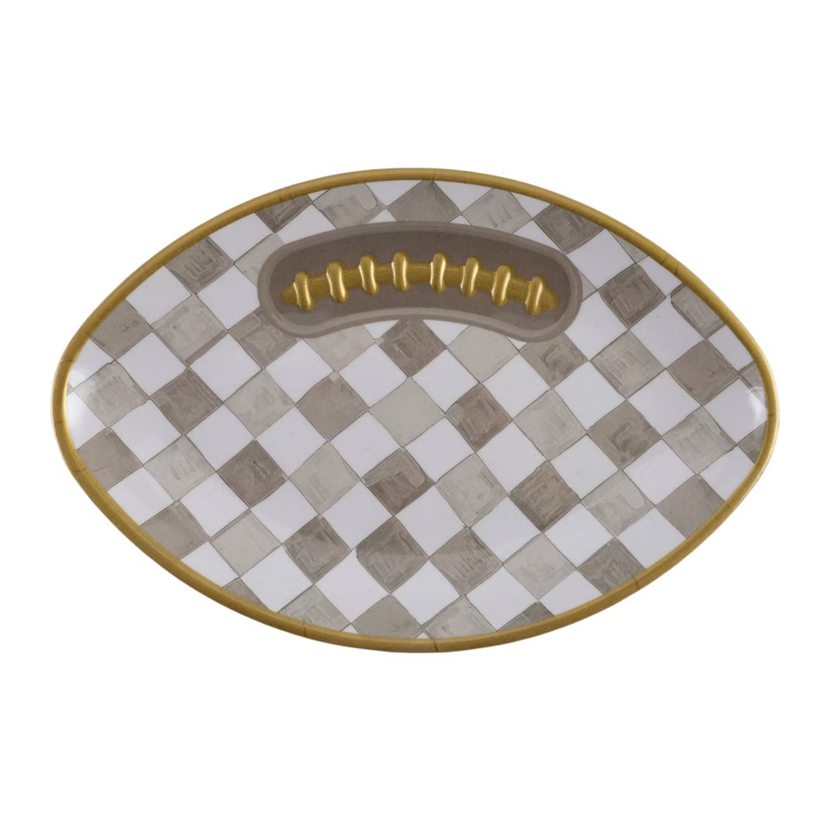 Cook With Color Checkered Football Serving Plate | Target