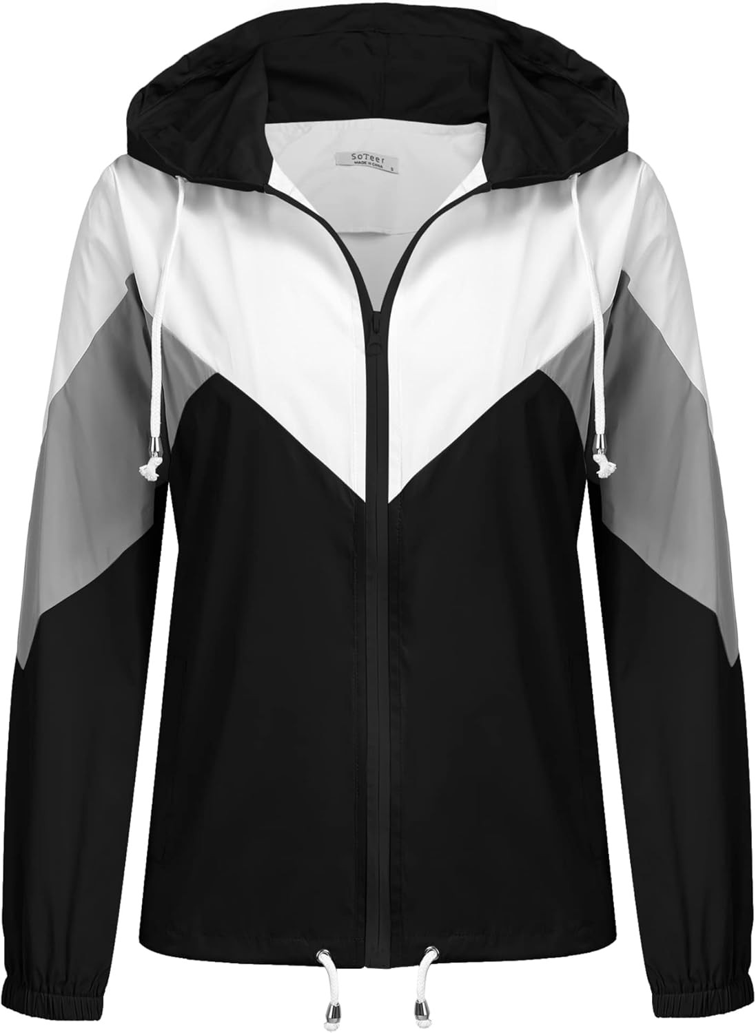 SoTeer Women's Waterproof Rain Jacket Lightweight Hooded Windbreaker Packable Active Outdoor Rain... | Amazon (US)