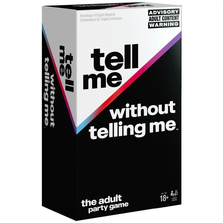 Tell Me Without Telling Me, Party Card Game, for Adults Ages 18 and up - Walmart.com | Walmart (US)