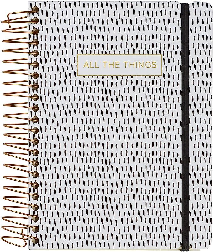 C.R. Gibson Black and White ''All The Things'' Three-In-One Blank, Lined, and Dot Grid Notebook, ... | Amazon (US)