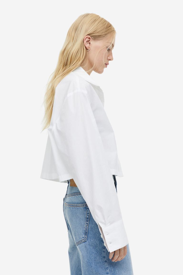 Boxy-style cotton shirt | H&M (UK, MY, IN, SG, PH, TW, HK)