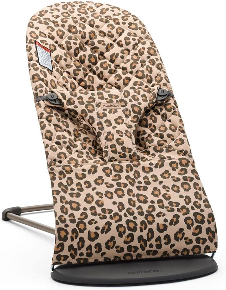 BabyBjörn Bouncer Bliss, Cotton, Classic Quilt, Beige/Leopard | Amazon (US)