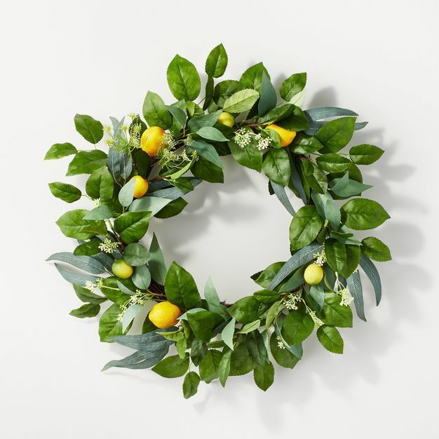 Lemon Wreath - Threshold&#8482; designed with Studio McGee | Target