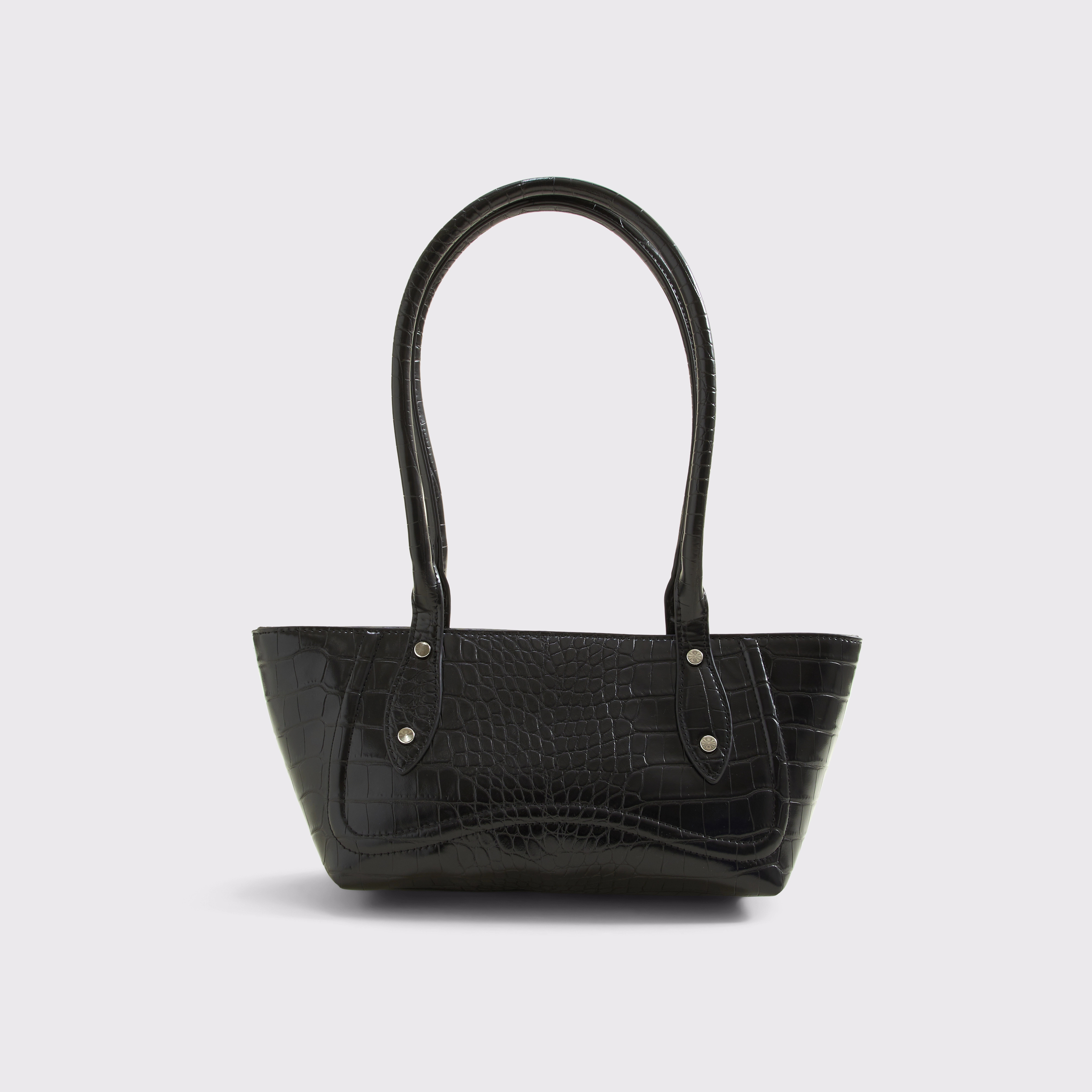 Croc-Effect Vegan Leather Shoulder Bag | Abercrombie & Fitch (US)