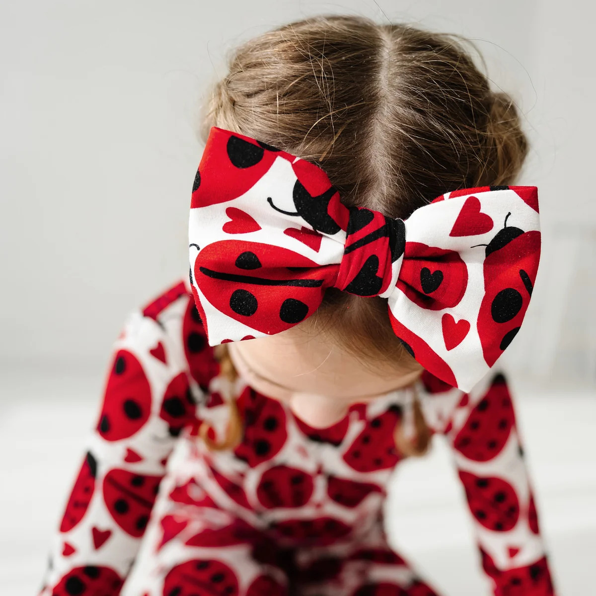 Love Bug Luxe Bow Headband | Little Sleepies