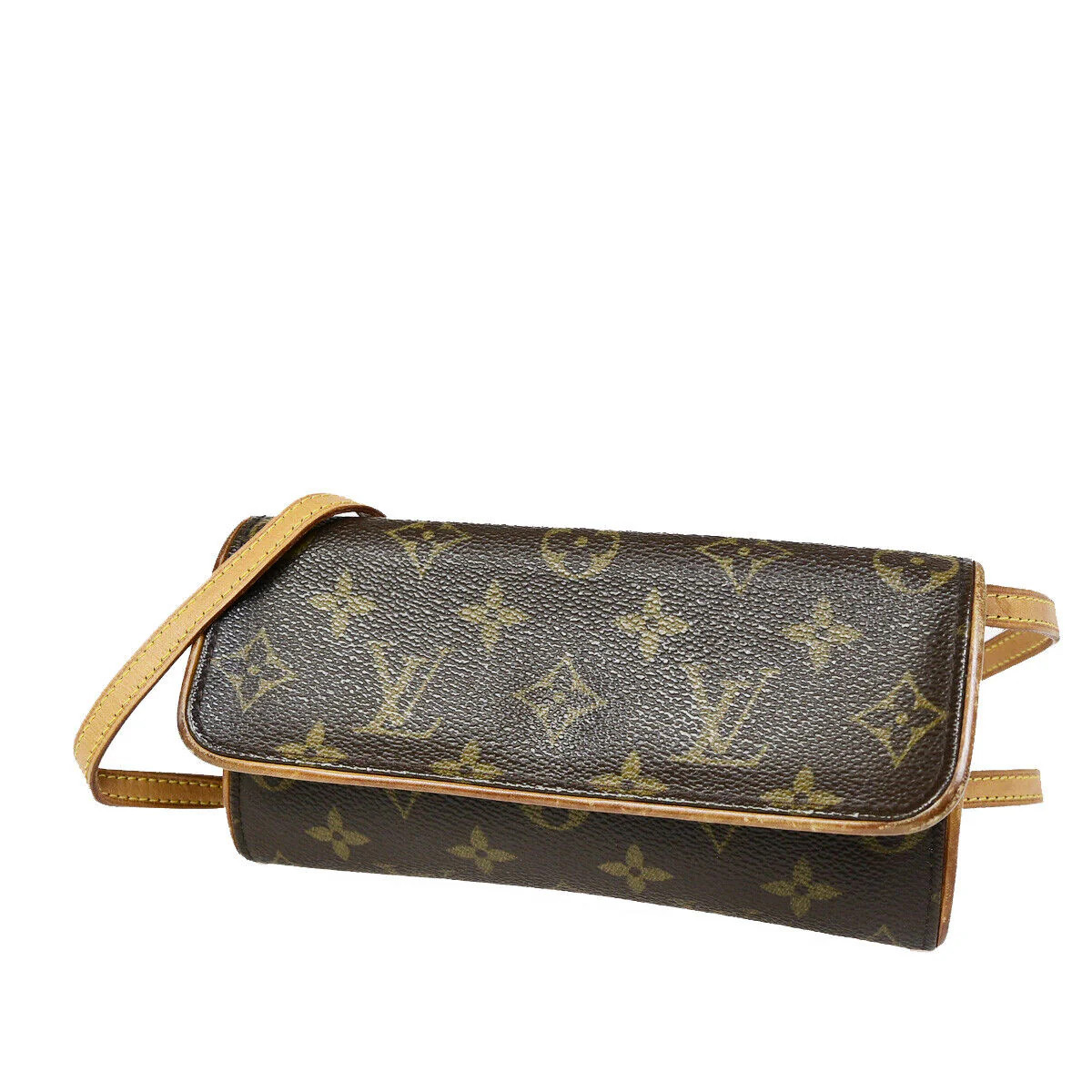 Louis Vuitton Pochette Twin Canvas Clutch Bag (Pre-Owned) | Shop Simon