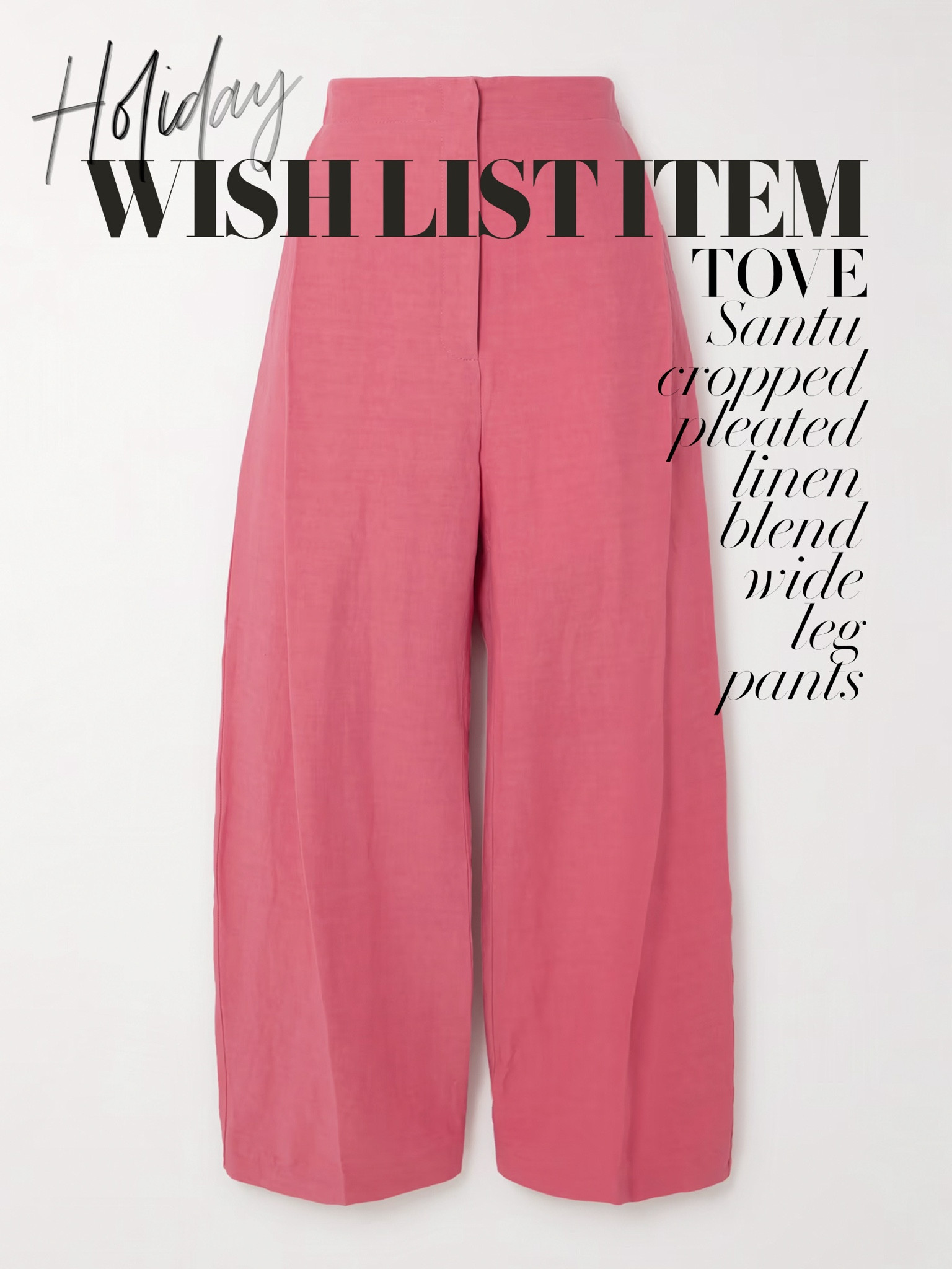 Coloured co-ords are such a good idea for summer 🎀🎀
Tove coord | Designer clothing | Summer holiday outfits | Baggy trousers | Linen outfit | Wide leg pants 

#LTKsummer #LTKluxury #LTKeurope