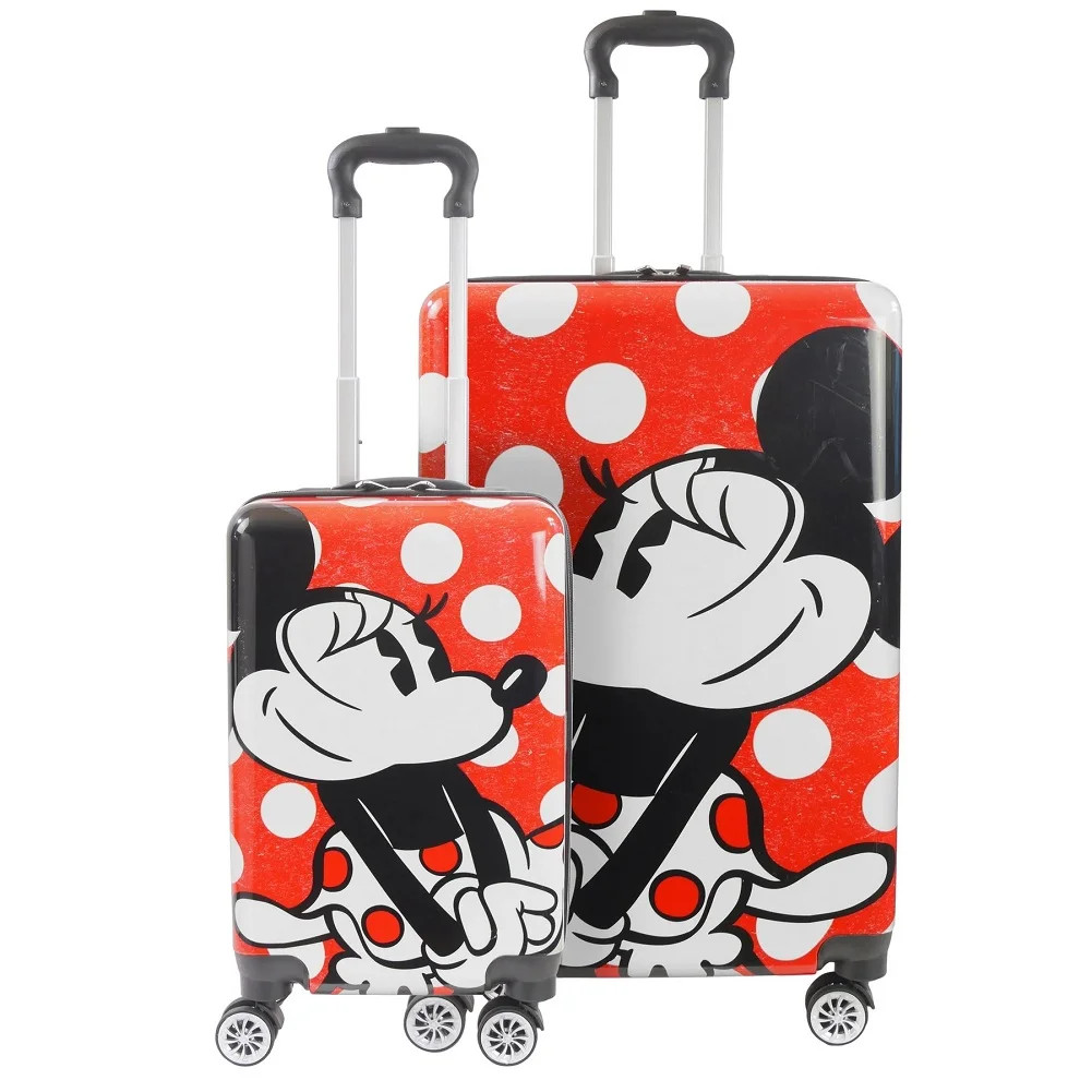 Disney Minnie Mouse Adventure Awaits 2-Piece Family Vacation Luggage Set - Walmart.com | Walmart (US)