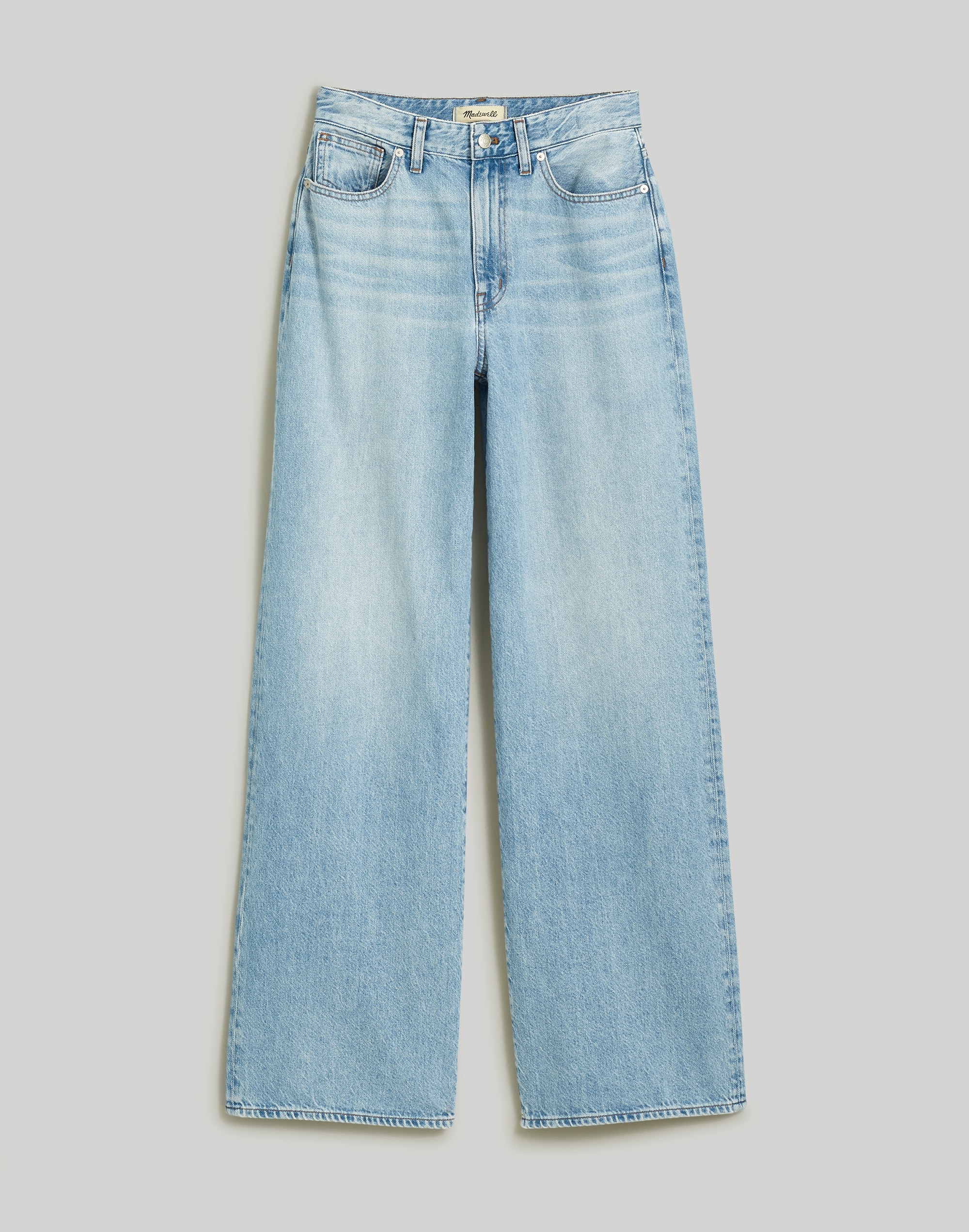 Superwide-Leg Jeans in Ahern Wash: Airy Denim Edition | Madewell