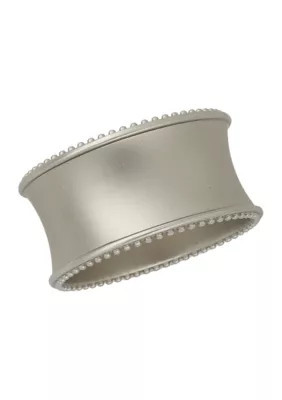 C&f Beaded Elegance Silver Napkin Ring | Belk