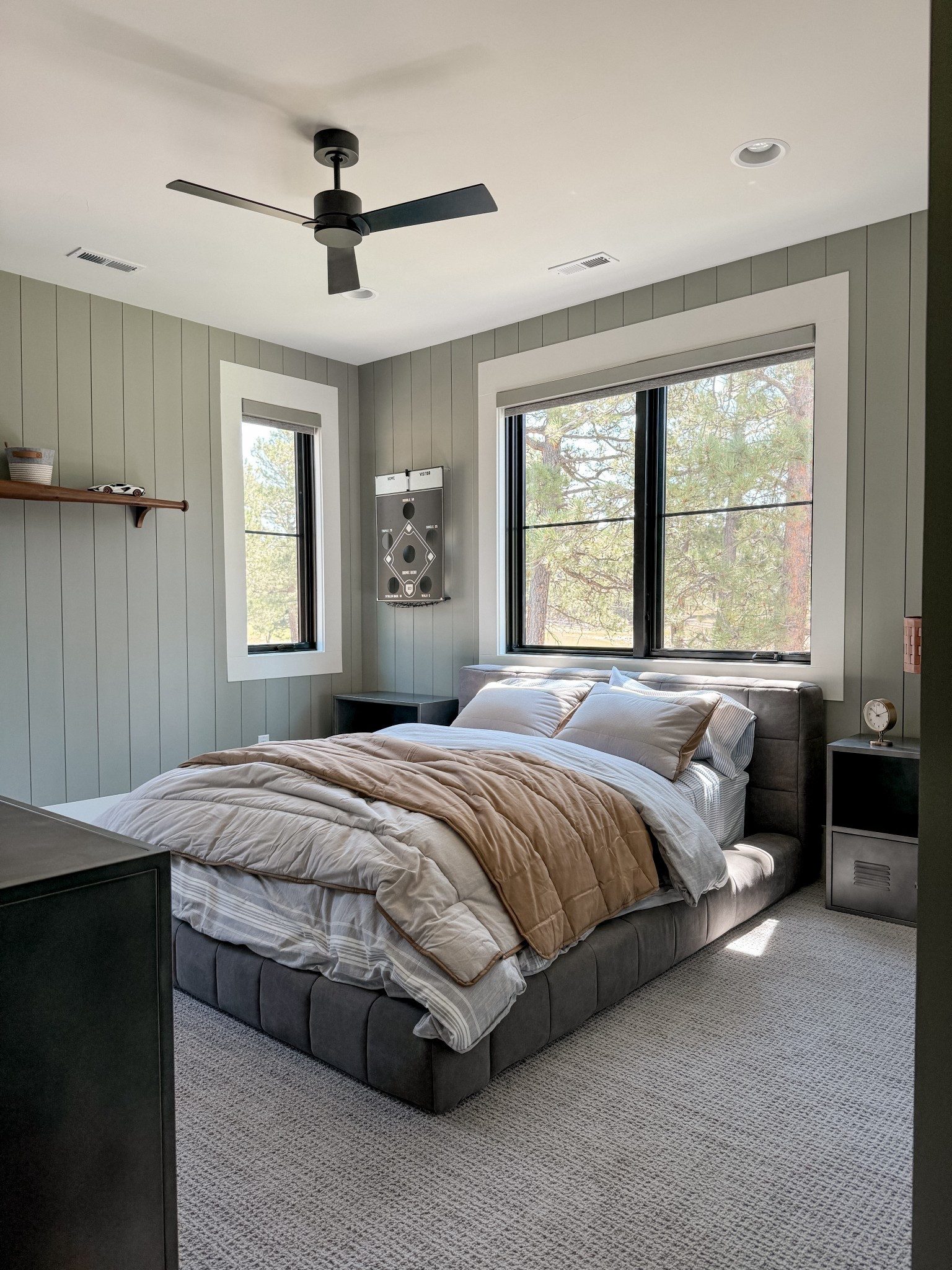 My boys love this bed. My son has mentioned the last time we went in vacation how much he loves how low his bed is. That it was perfect for him. I couldn’t agree more. This is a queen size and is upholstered. Also comes in several fabrics. I have it here in the light grey enzyme washed canvas fabric. 

#LTKmorningroutine #LTKdayinmylife #LTKHome