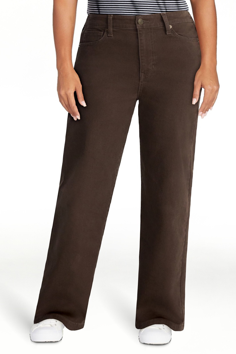 No Boundaries High Rise Baggy Wide Leg Jeans, 32'' Inseam, Women's and Women's Plus, Sizes XXS-4X | Walmart (US)