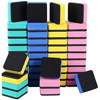 Dry Erase Erasers, 48 Pack Magnetic Whiteboard Eraser Chalkboard Cleansers Wiper for Classroom Of... | Amazon (US)