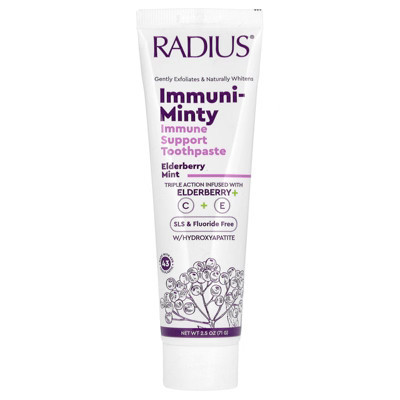 RADIUS Immuni-Minty, Immune Support Toothpaste, Elderberry Mint, 2.5 oz (71 g) | Target