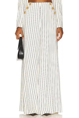 Alfie Pant in Cream & Black Stripe | Revolve Clothing (Global)