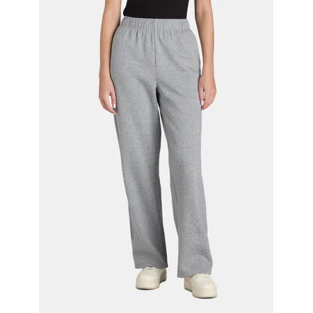 Athletic Works Women s Fleece Pants with Pockets 29” Inseam Sizes XS-XXXL | Walmart (US)