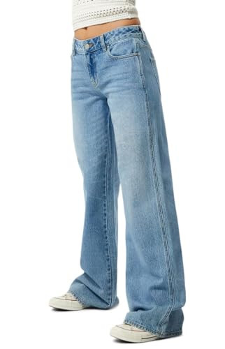 PacSun Women's Eco Dark Indigo Low Rise Baggy Jeans - Blue size 25 | Amazon (US)