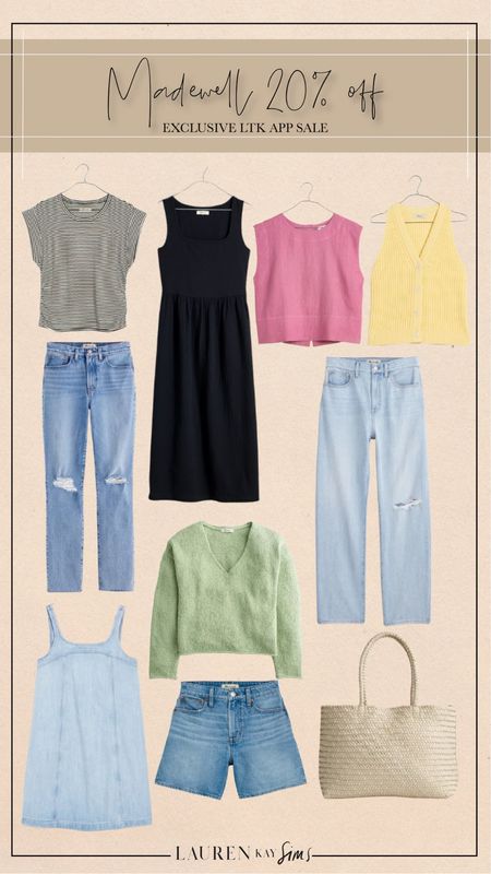 20% off at madewell right now! 🙌🏻 so many cute new arrivals for summer! 💗 

#LTKxMadewell #LTKSaleAlert