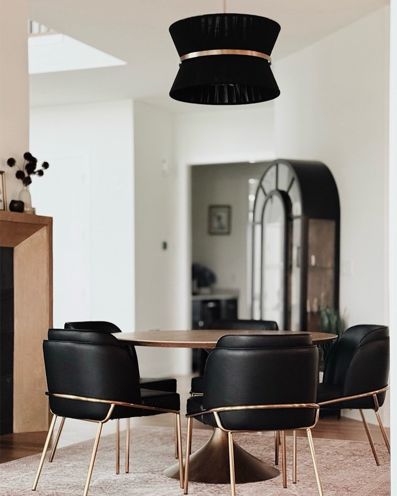 Make meal time memorable with warm wood tones and moody black for a cozy vibe year round 

#LTKStyleTip #LTKFamily #LTKHome