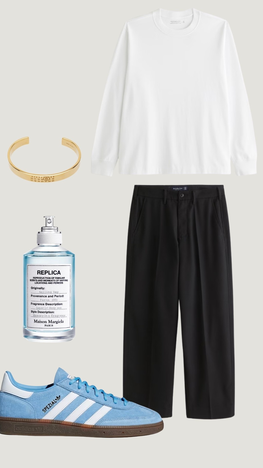 This is one of those outfits you can wear anywhere. Simple white long sleeve, relaxed trousers, and classic sneakers — minimal but always looks good.

Hashtags:
#mensfashion #minimaloutfit #capsulewardrobe #menswear #springfits #simplefits #outfitideas #mensstyleguide #timelessstyle #everydayoutfit #ltkstyle #ltkmens #mensoutfitideas #streetstylemen

#LTKgrwm #LTKFestival #LTKMens