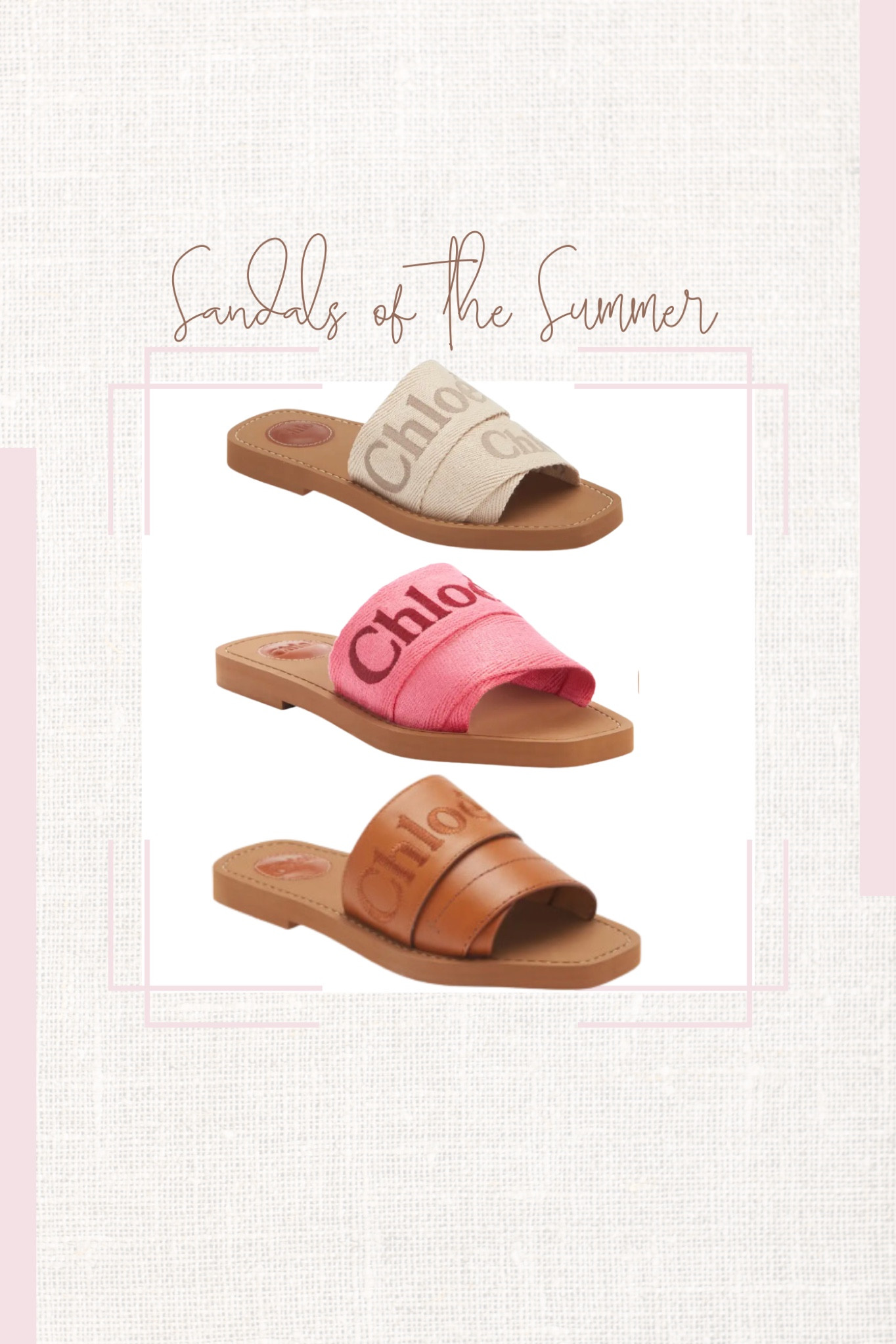 Summer sandals, Chloe, designer, summer fashion 

#LTKshoecrush #LTKSeasonal #LTKstyletip