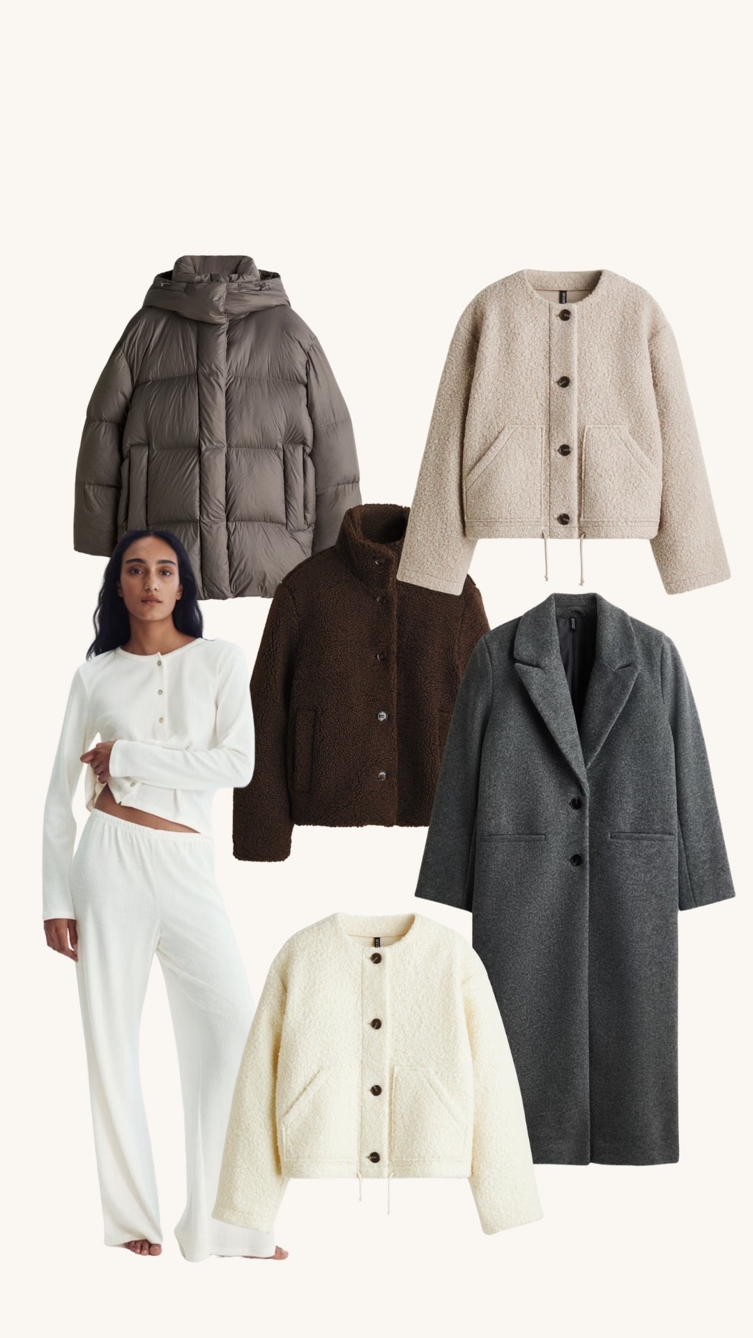 H&M is so good right now! 

Outerwear, coats, puffer jacket, grey coat, teddy fleeces, Teddy jacket, pointelle pyjamas 

#LTKCyberWeek #LTKuk #LTKwinter