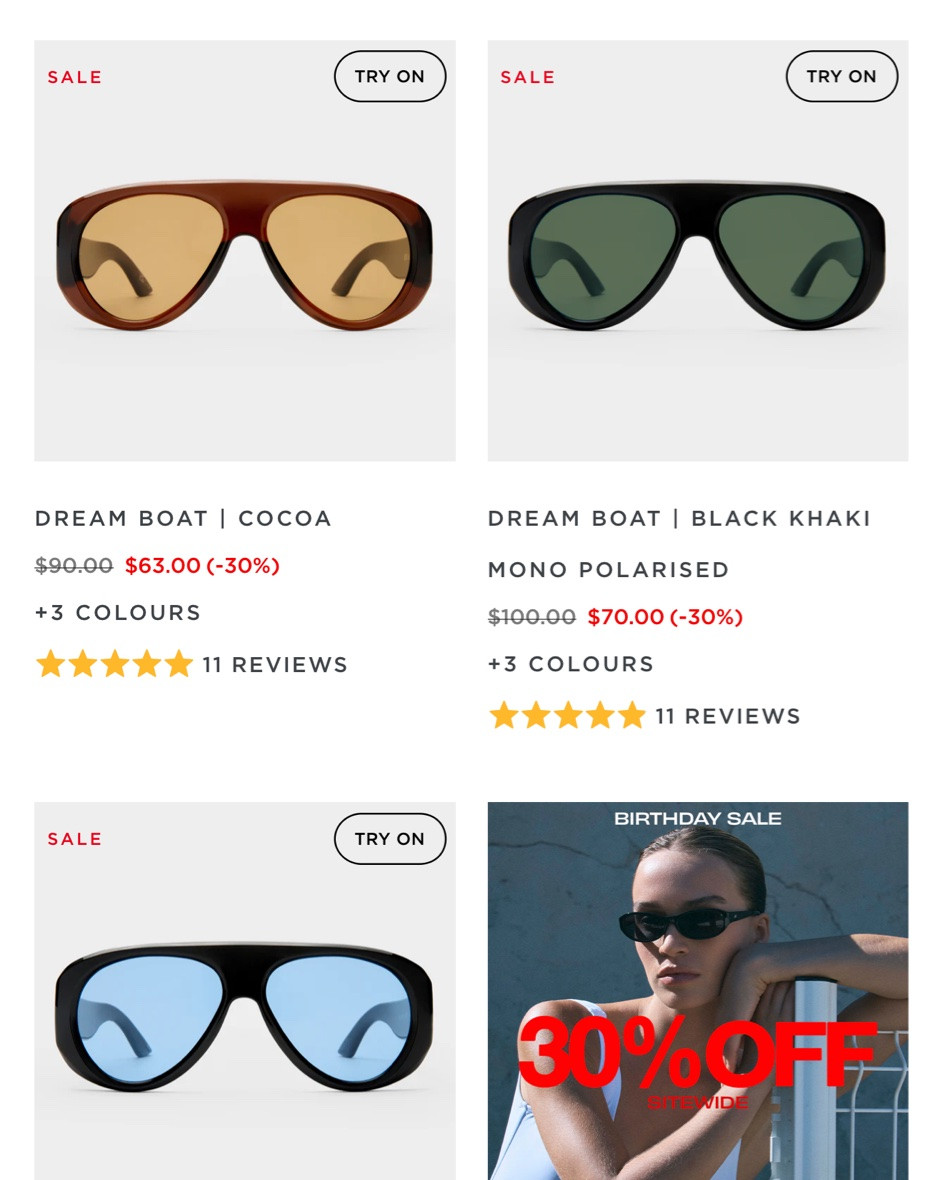 My Le Specs birthday sale picks!

#LTKaustralia #LTKsale